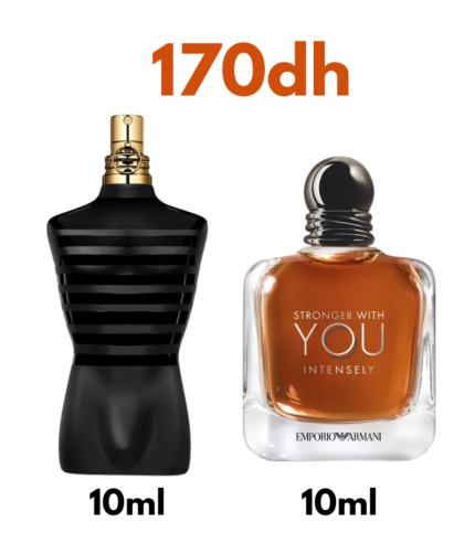 Pack Le male Le Parfum + Stronger With You Intensely